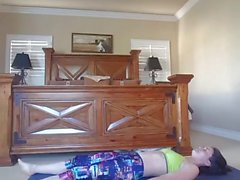 Danica McKellar yoga demo
