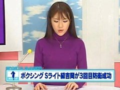 Sweet little angel news anchor bukkake and creampied at the end