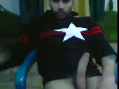 hot syrian guy wanks on cam