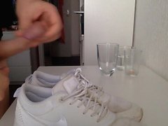 Cum on girlfriend's shoes