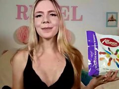 Beautiful Sonya having a horny solo toy masturbation