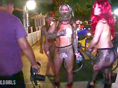 Street flasher, key west, fantasy fest nude