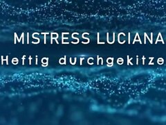 Rakastajatar Luciana - Luciana di Domzio - voimakkaasti kutitettu