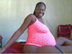 Sexy Ebony Pregnant Belly