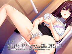 Katana shoujo visual novel, masturbation toilet, anime