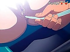 Плохое Hentai медсестрой получает связывали и унижали