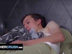 Cute Boy Dakota Lovell Lets His StepBro Jerk Off His Big Cock While Drilling His Hole - BrotherCrush