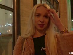 german scout - skinny teen arteya talk to fuck by street casting