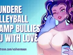 O campeão de vôlei de Tsundere intimida você com amor [possessivo] [Posição da Amazon] [Creampies]