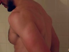 Hot shower scene goes to the bedroom