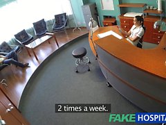 FakeHospital Sexy nurse heals patient with hard office sex