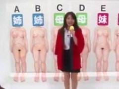 Japansk TV-kön visar gissningar om naken systrar och mamma