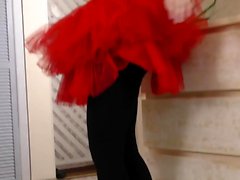 Dutch teen in tutu jizzed