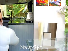 NANNYSPY Massage Fuck With Scandalous Asian Nanny