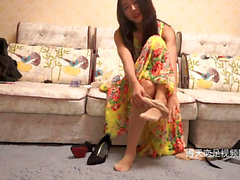 Feet worship, foot, chinese femdom long