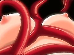 Anime cutie teen viene spostato e scopata da tentacoli di