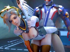 sexo overwatch d, hospital de esperma compilación de anime