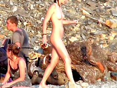 Shy beach, fkk, nude teens