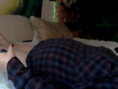 Reife BBW Solo posiert auf Webcam