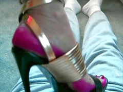 High heels, crush fetish, high heels crushing