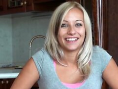 Candy Woodmancastingx #Blonde #hungarian #smalltits #bigass