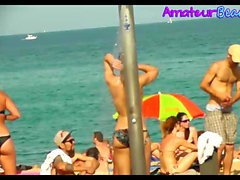 Amatööri Topless Beach Teens Hidden Cam Video