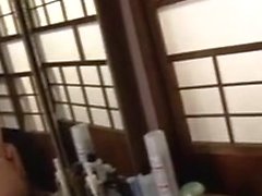 POV video with a hot Japanese slut getting facial