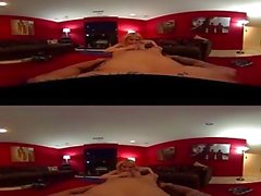 VR Blonde Nikki Delano mit großen Titten genießt Dick in 360 stereoskopisch