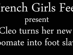 Calzini lesbiche francesi e feticcio del piede