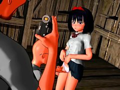 Teen tanssi Hentai 3D PMV