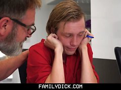 FamilyDick - dünn Twink fährt mit dem Der Stief Raw