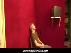 Гей хардкор Gloryhole пола порнография и противен гей Handjobs двадцать-девять