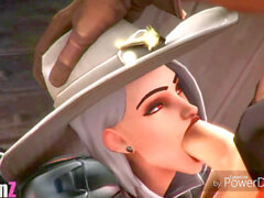 Futanari overwatch, futa cgi, futa overwatch