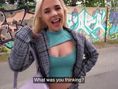 Public Agent Blue Eyed Blonde British Babe Takes Cock