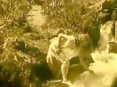 VINTAGE EROTISCHE filme 7 - Nude Mädchen an Wasserfall 1.920
