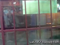 Latin gf getting wild with her horny