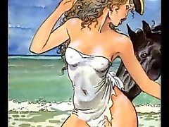 De Milo Manara - Caricatures Erotique