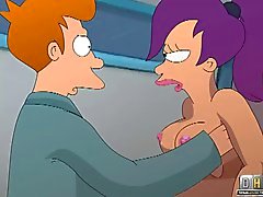 Futurama la pornografía Anime para arriba Leela