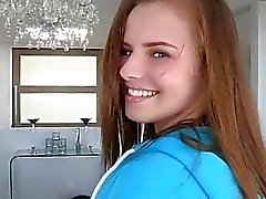 Busty teen creampied by huge hard dick