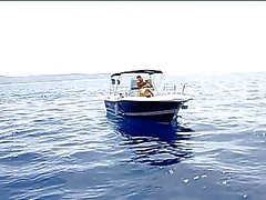 Furious Freien anale Hauen auf der Yacht
