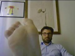 Geradeaus Typen Füße in Webcam Zuschauer # 483