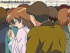 Entrada mais dura Redhead Sensual corporal do anime criancinha adquire parte3