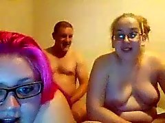 ugly chubby Töchtern Doppel Blowjob Zeit kein fetten Vati