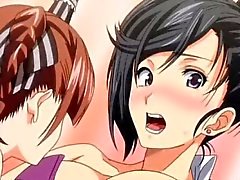 Más caliente de de comedia romance anime video con un gran censura