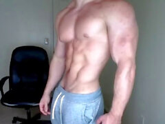 Webcam big cock, bodybuilder stud, big cock