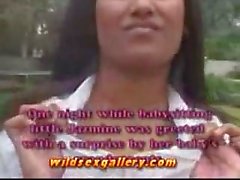 Indian Jesmin as baby siter she has sex with grandpa and grandma