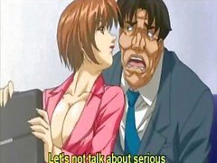 Grosso titted hentai cagna ricevendo fica forato da dietro su