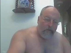 Dad Nu Cabeludo na Webcam