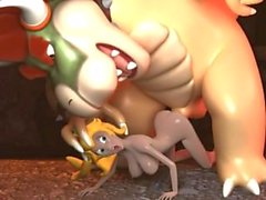 Prinzessin Peach immer gefickt von Bowser (Nintendo)