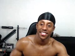 Solo Black Gay Masturbating